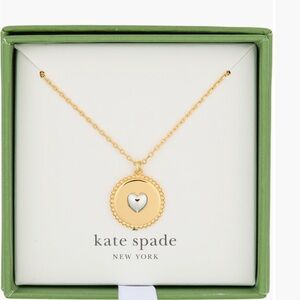Kate Spade Gold and Silver Heart Necklace